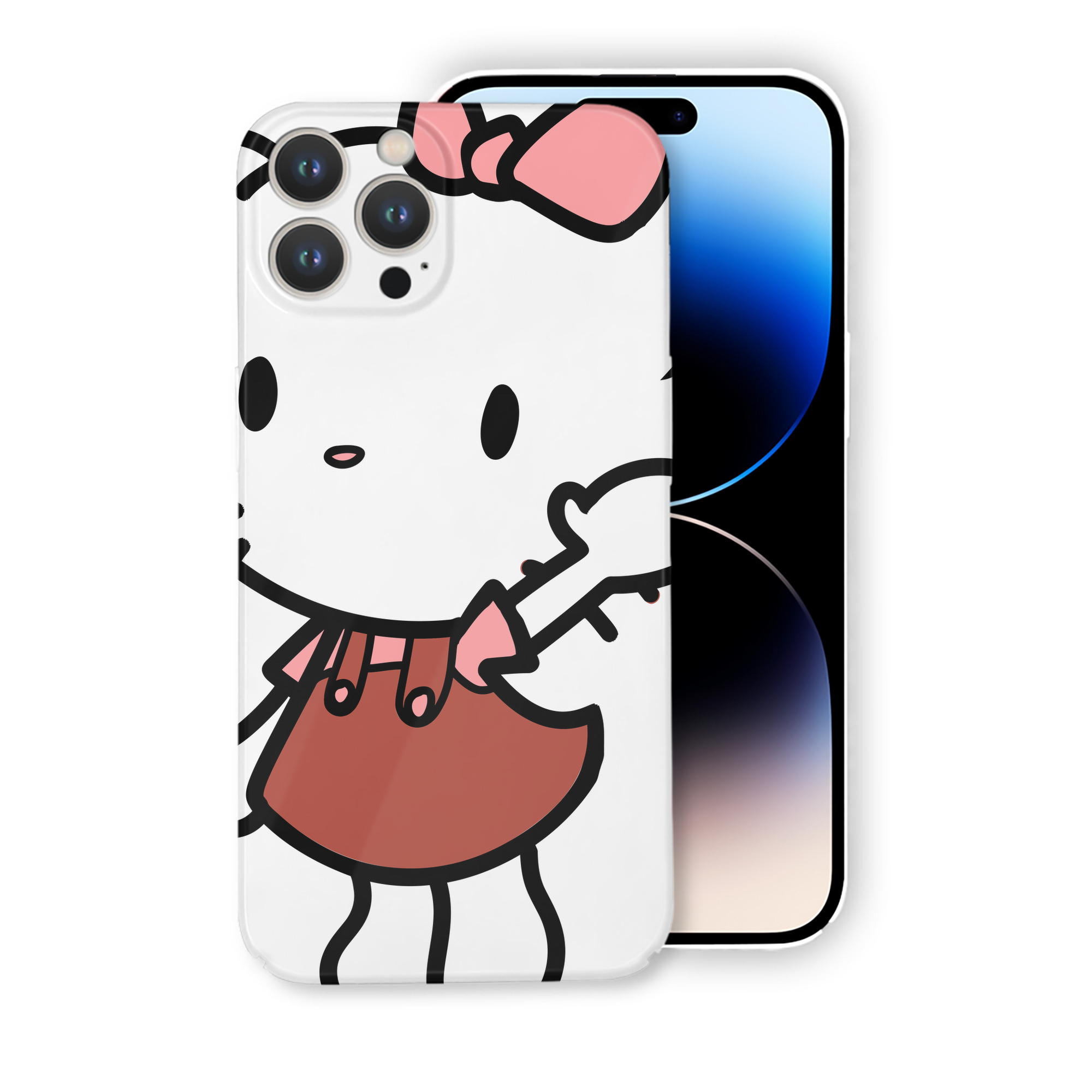 （画像用） Hello Kitty ハローキティ 【iPhone 14シリーズ対応】ハードケース